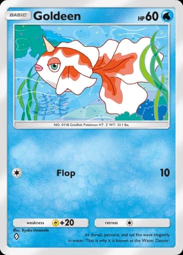 Stay Golden 🐦‍🔥 The Johto legendary Ho-Oh reappeared in  Pokemon Trading Card - Goldeen with Blue and Red display picture 1