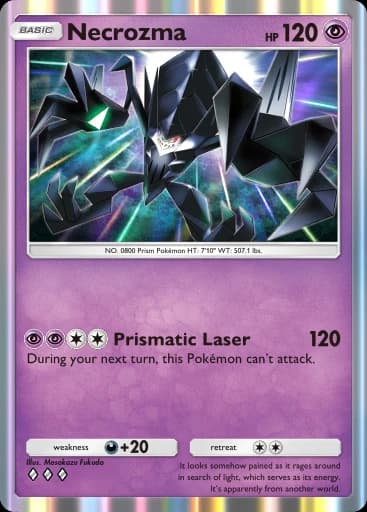 Necrozma (#88, ♦️♦️♦️, Celestial Guardians) • Pokémon TCG Pocket