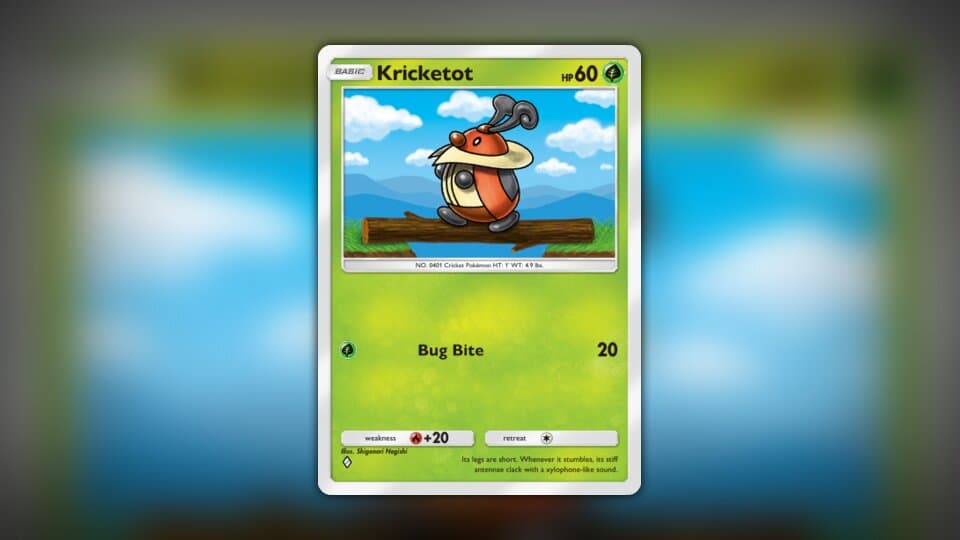 kricketot pokemon card Pokemon - Kricketot (5/122)