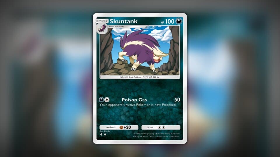 Skuntank (Space-Time Smackdown #103/208, 2-Diamonds) | Pokmon TCG Pocket