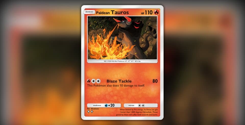 Paldean Tauros