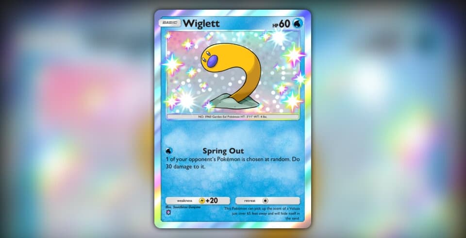 wiglett pokemon card price Wiglett 206 198 Case | Paldea Evolved
