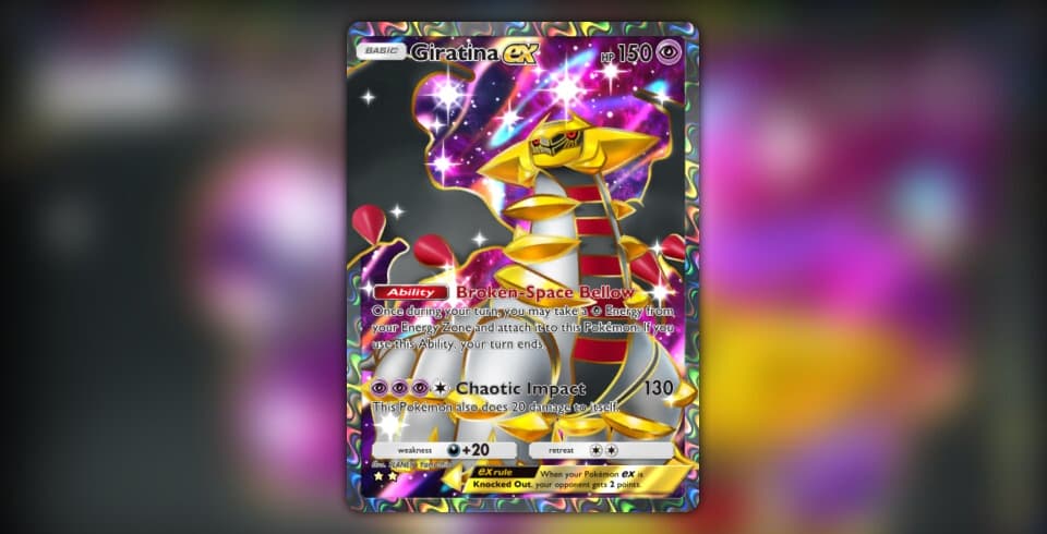 Giratina ex (Shining Revelry #83/110, 2-Stars) | Pokmon TCG Pocket