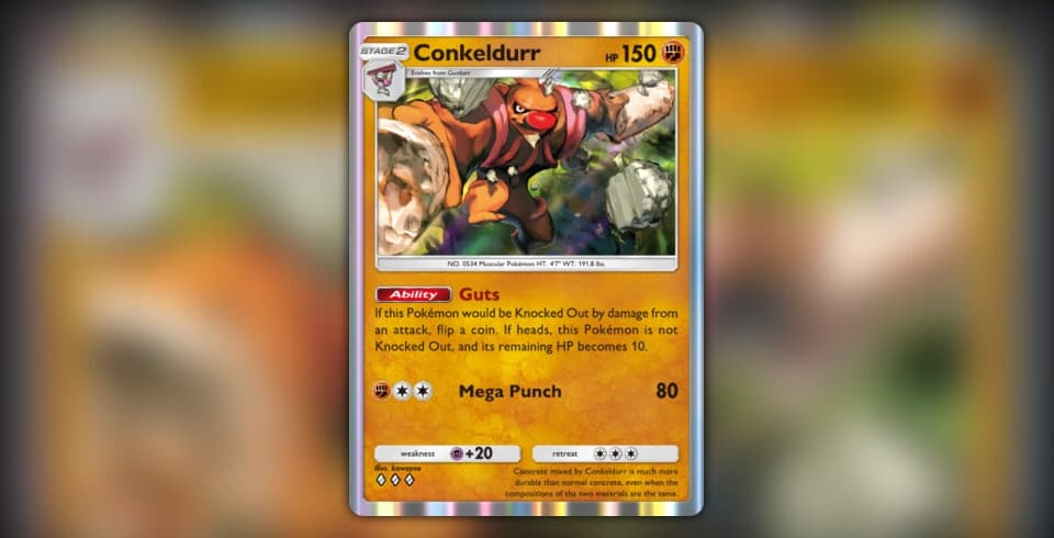 Conkeldurr (Celestial Guardians #96/239, 3-Diamonds) | Pokmon TCG Pocket