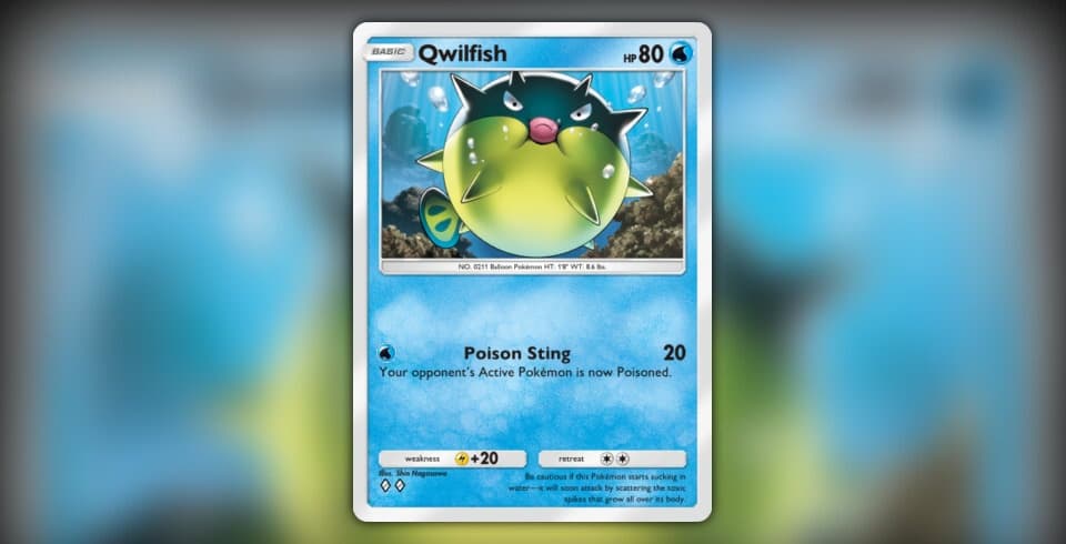 qwilfish pokemon card Qwilfish 101/198 Common Chilling Reign Pokemon Card