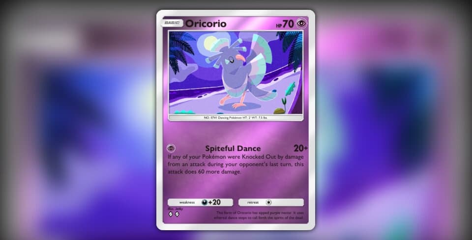 oricorio pokemon card price PSA 10 ORICORIO ex