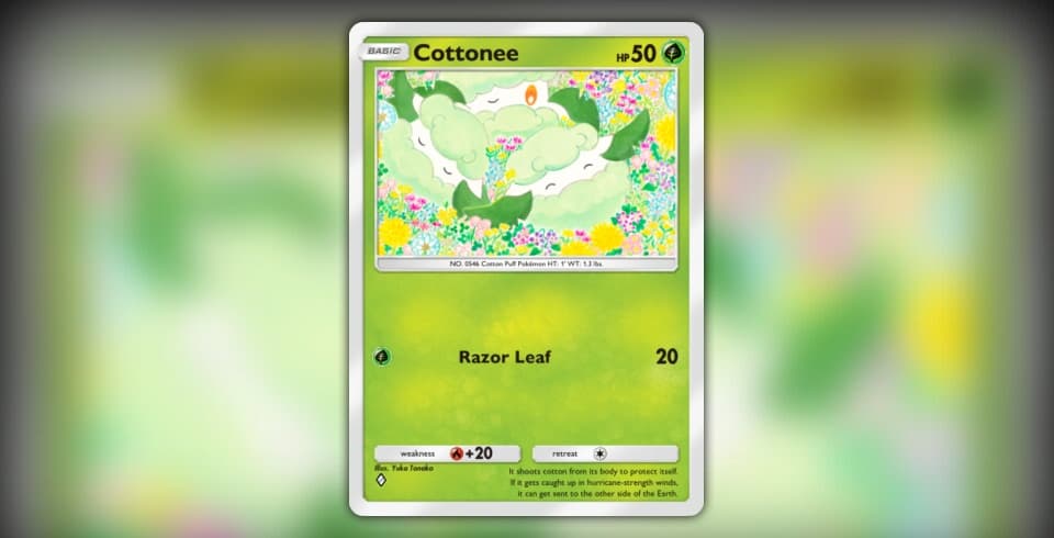 Cottonee (Mega Rising #15/331, 1-Diamond) | Pokmon TCG Pocket
