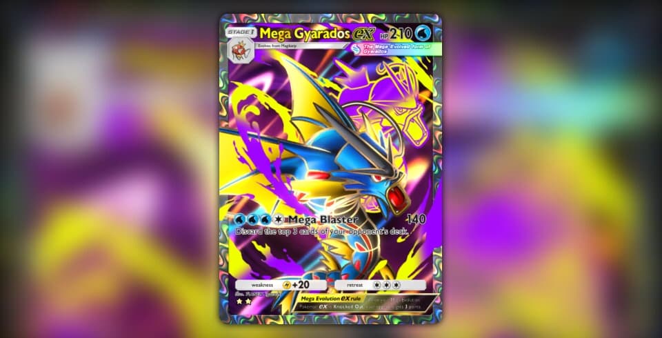 mega gyarados pokemon card Pokémon TCG Mega Gyarados Ex 115/122 Breakpoint Full Art Mint – True  Believers Gaming and Collectibles main image 0