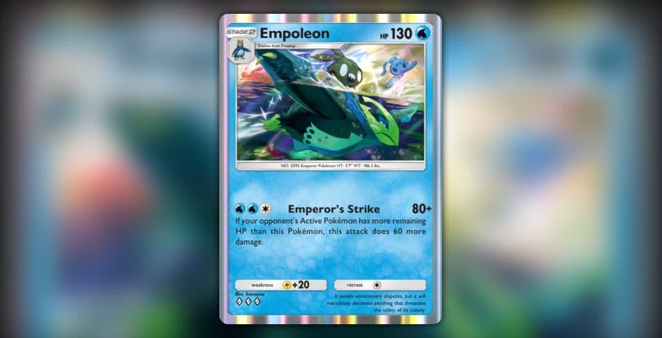 Empoleon (Mega Shine #20/117, 3-Diamonds) | Pokmon TCG Pocket