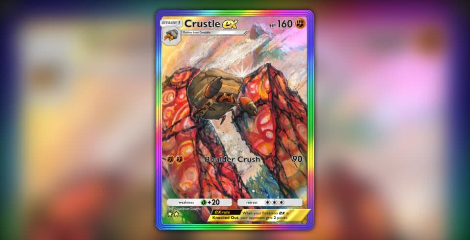 crustle pokemon card value Pokemon - MEGA Dream ex - Crustle main image 1