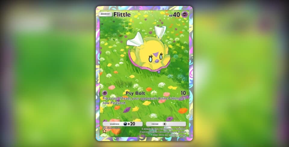 flittle pokemon card Flittle (Paradox Drive #76/109, 1-Star)