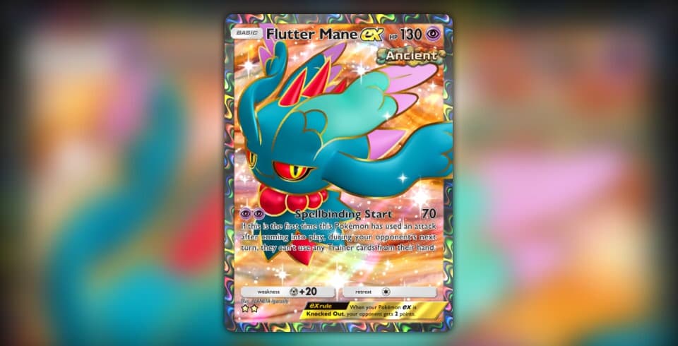 Flutter Mane ex (Paradox Drive #83/109, 2-Stars) | Pokmon TCG Pocket