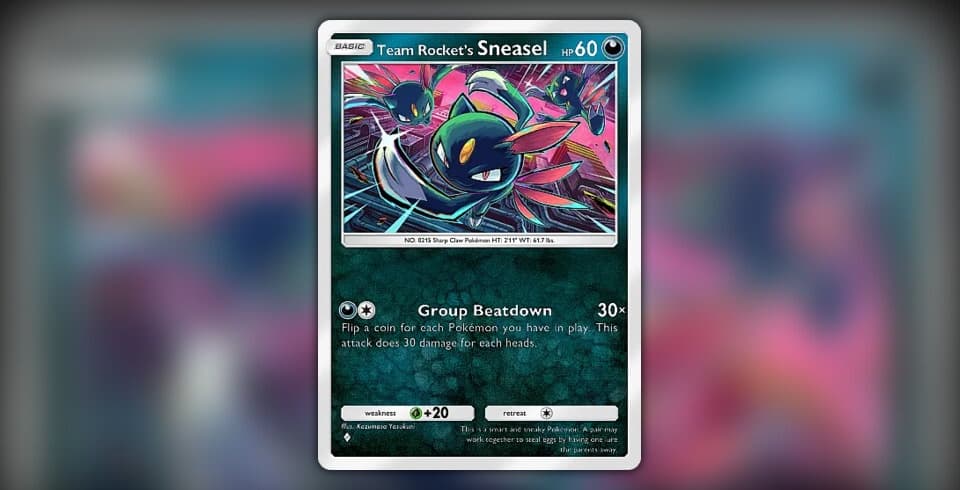Team Rocket's Sneasel
