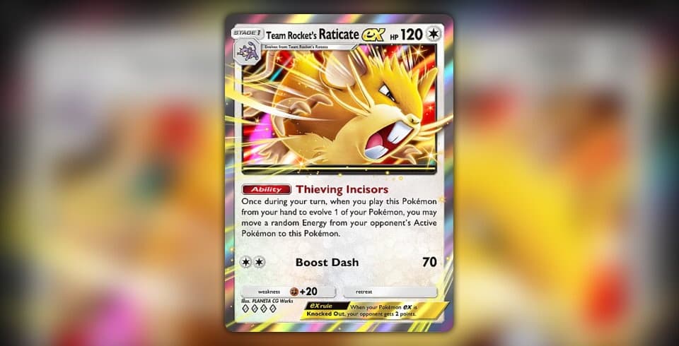 Team Rocket's Raticate ex