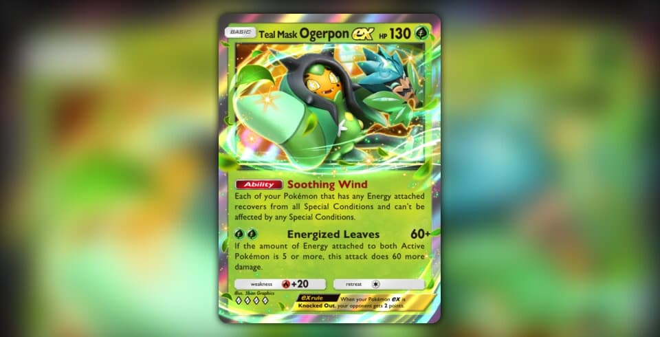 Ogerpon Masque Turquoise-ex