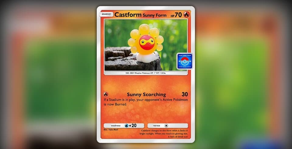 Castform Forma Sol