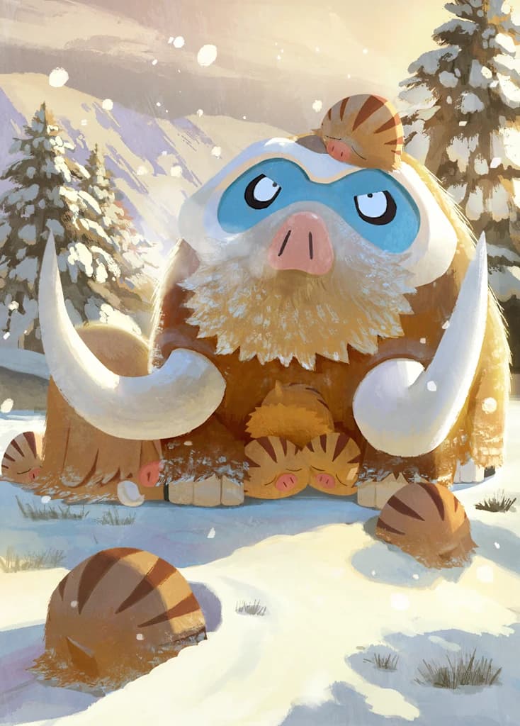 Mamoswine full art (Pokémon TCG Pocket)