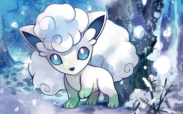 Alolan Vulpix full art (Pokémon TCG Pocket)