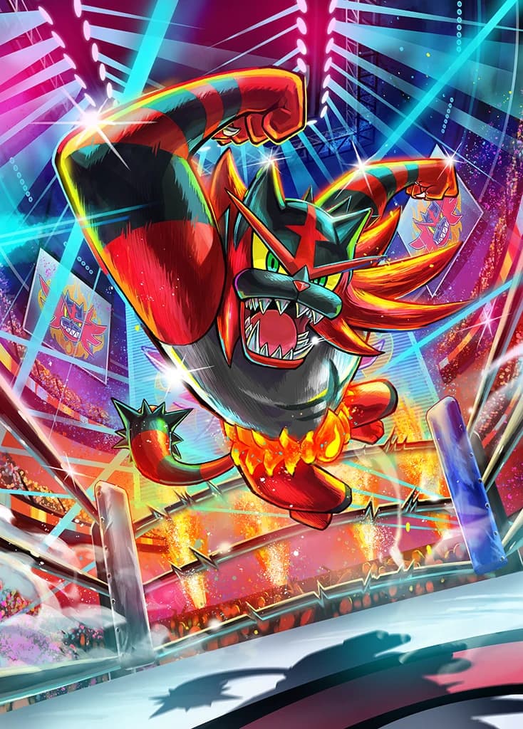 Incineroar ex full art (Pokémon TCG Pocket)