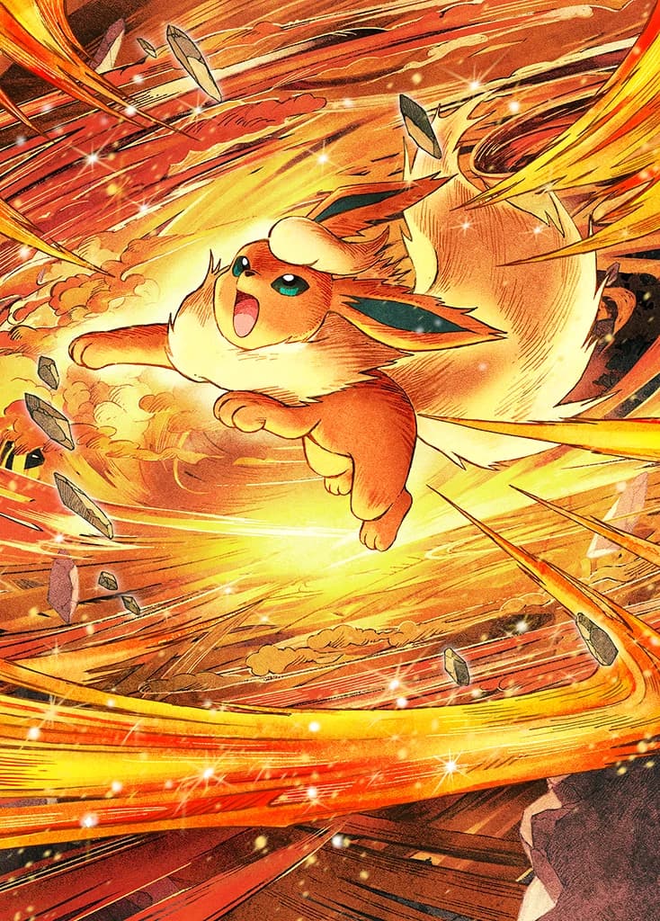Flareon ex full art (Pokémon TCG Pocket)