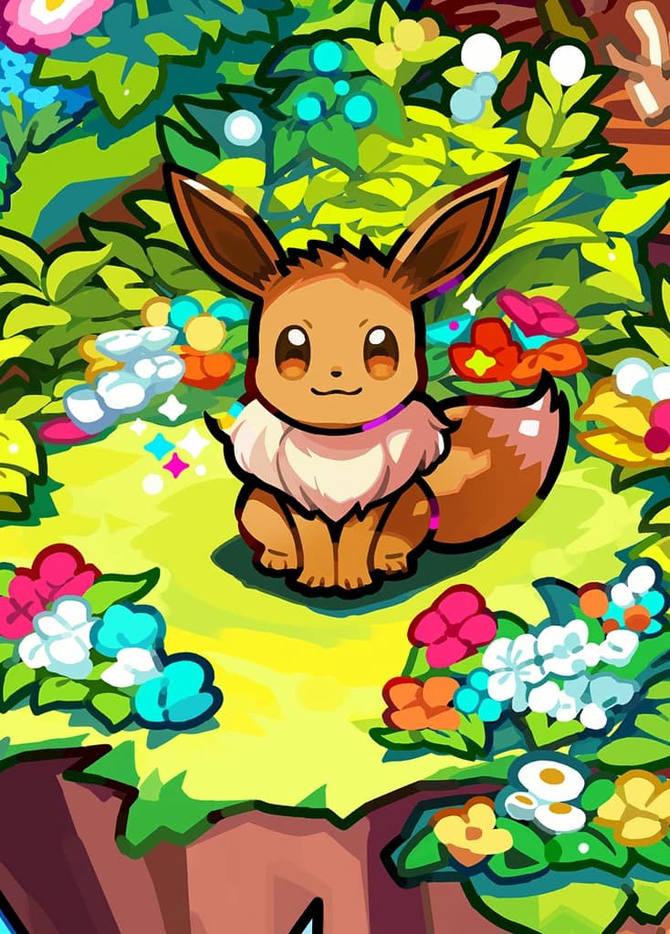 Eevee ex (Bosque dos Eevee #92/107, 3 Estrelas) | Pokémon TCG Pocket