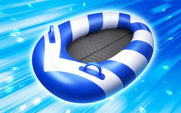 Inflatable Boat full art (Pokémon TCG Pocket)