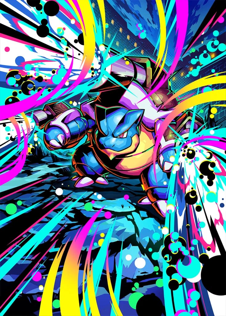 Mega Blastoise ex full art (Pokémon TCG Pocket)