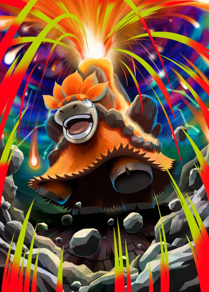 Mega-Camerupt ex full art (Pokémon TCG Pocket)