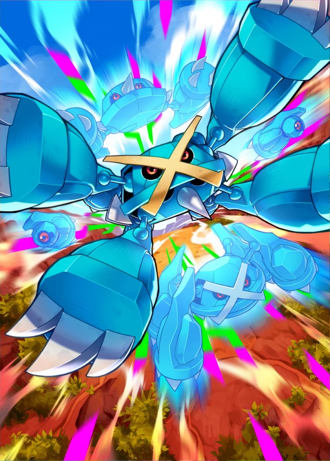 Mega Metagross ex full art (Pokémon TCG Pocket)