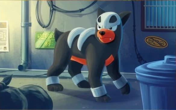 Houndour full art (Pokémon TCG Pocket)