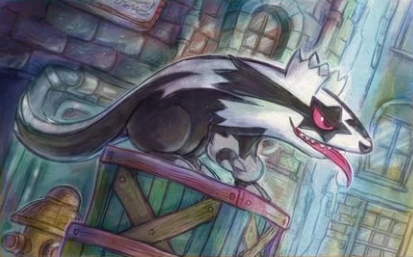 Galarian Linoone full art (Pokémon TCG Pocket)