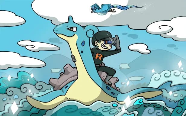Team Rocket's Lapras full art (Pokémon TCG Pocket)
