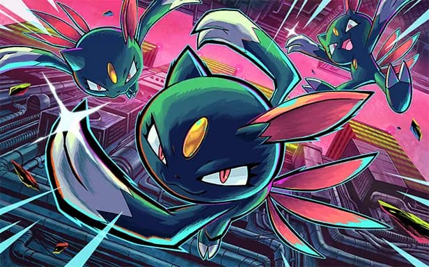 Team Rocket's Sneasel full art (Pokémon TCG Pocket)