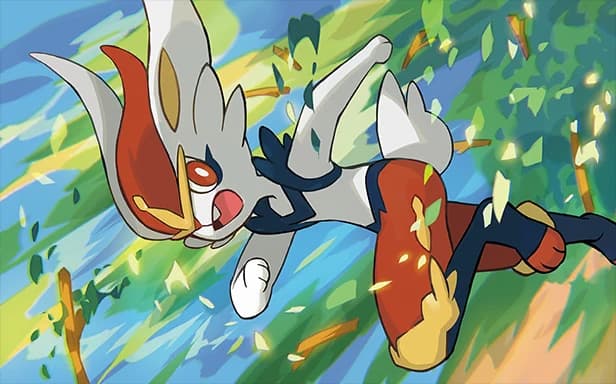 Cinderace full art (Pokémon TCG Pocket)