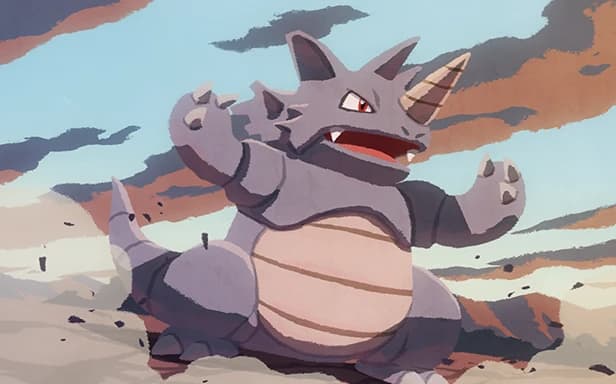 Rhydon full art (Pokémon TCG Pocket)