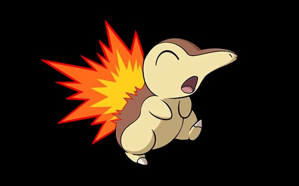 Cyndaquil full art (Pokémon TCG Pocket)