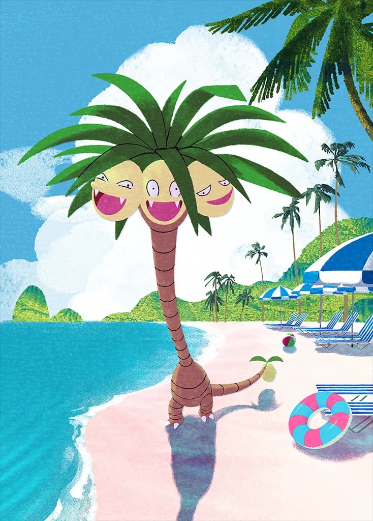 Alolan Exeggutor ex full art (Pokémon TCG Pocket)