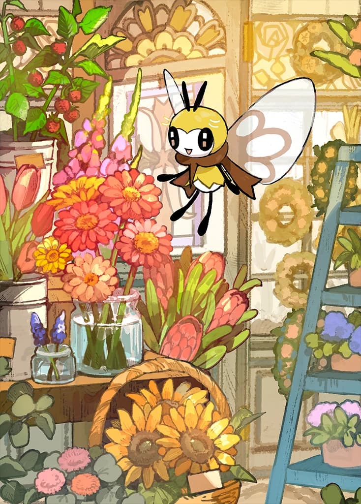 Ribombee full art (Pokémon TCG Pocket)