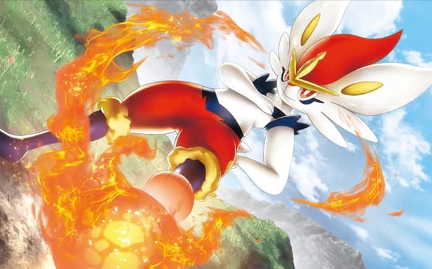 Cinderace full art (Pokémon TCG Pocket)