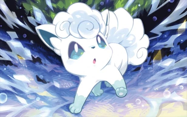 Alolan Vulpix full art (Pokémon TCG Pocket)