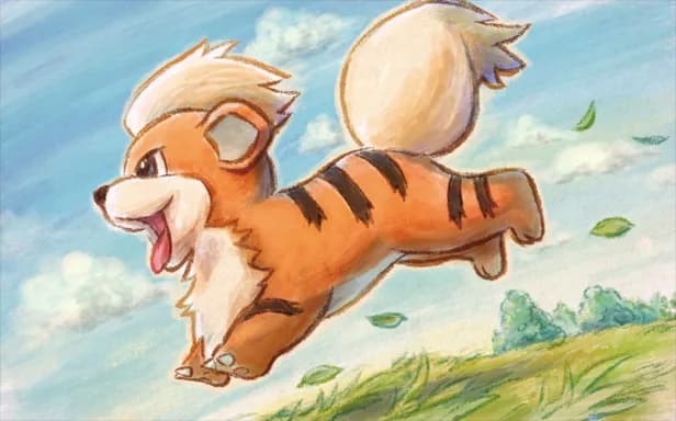 Growlithe full art (Pokémon TCG Pocket)