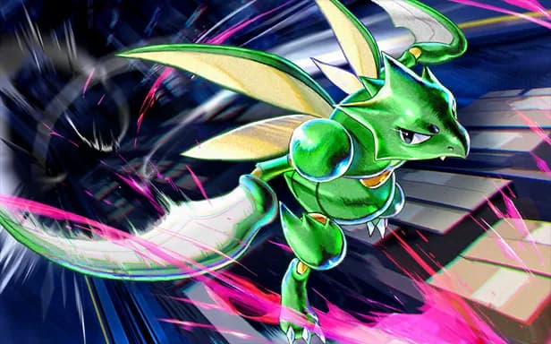Team Rocket's Scyther full art (Pokémon TCG Pocket)