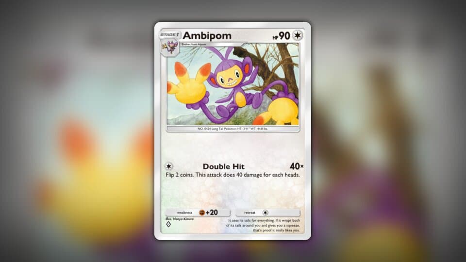 ambipom pokemon card value Ambipom 107/094 Me02: Phantasmal Flames Holo