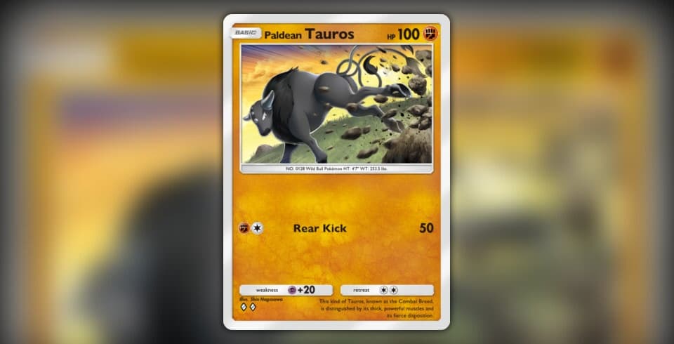 Paldean Tauros