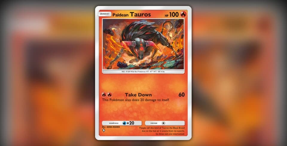 Paldean Tauros