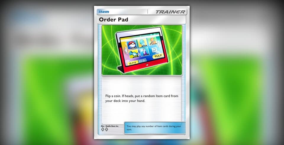 Order Pad