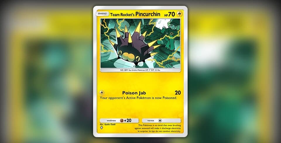 Team Rocket's Pincurchin