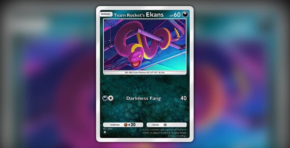 Team Rocket's Ekans