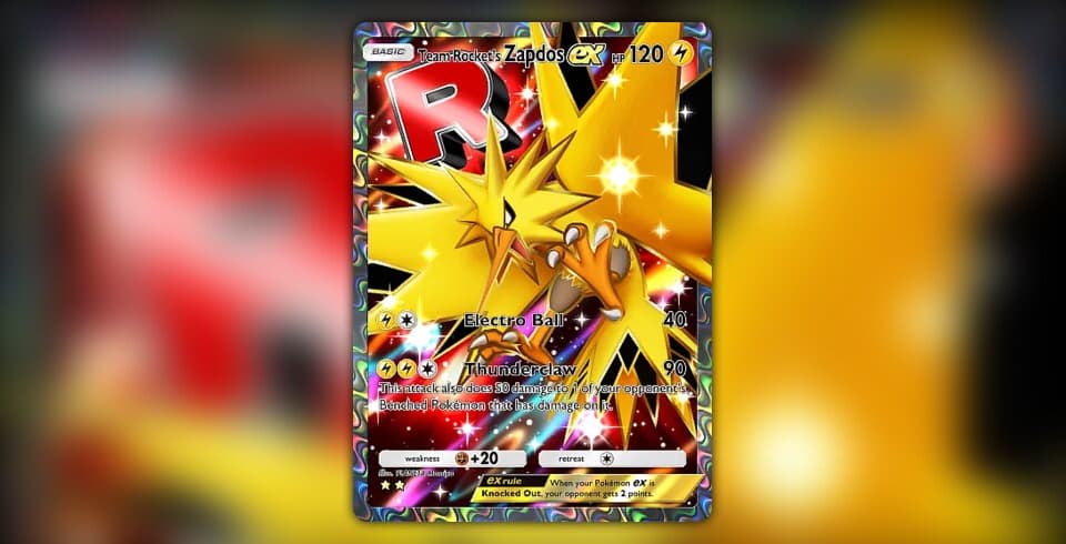 Team Rocket's Zapdos ex