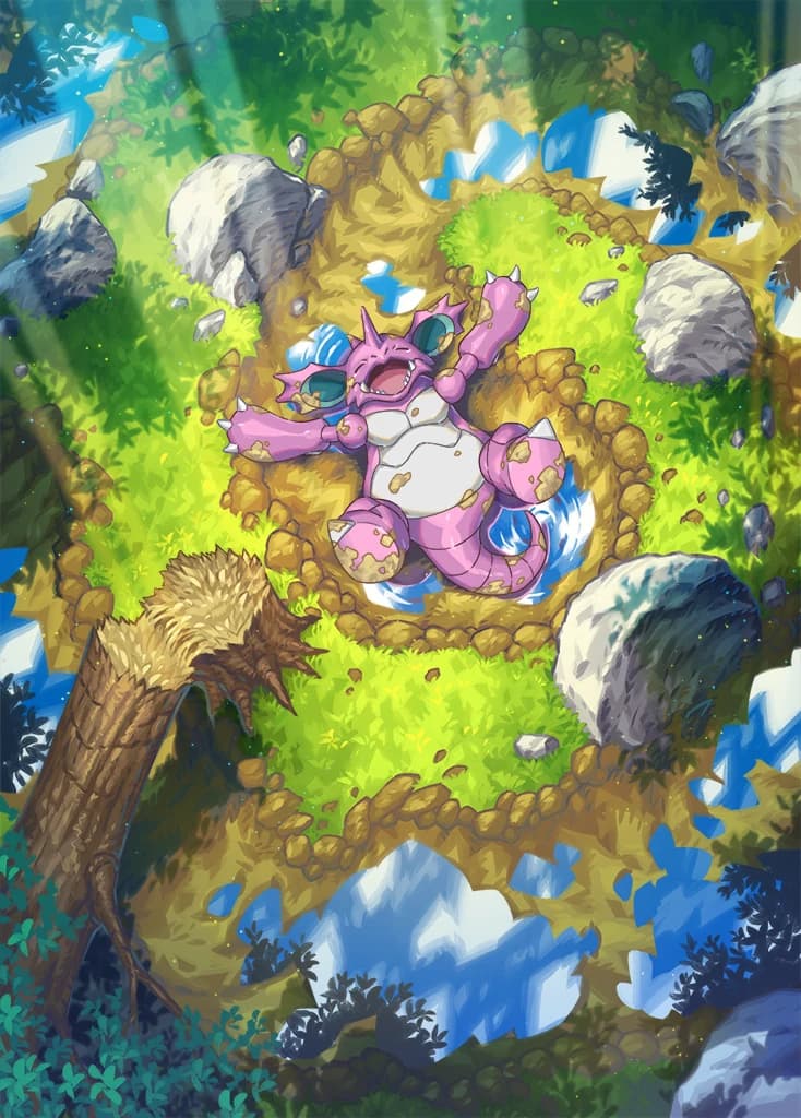 Nidoking full art (Pokémon TCG Pocket)